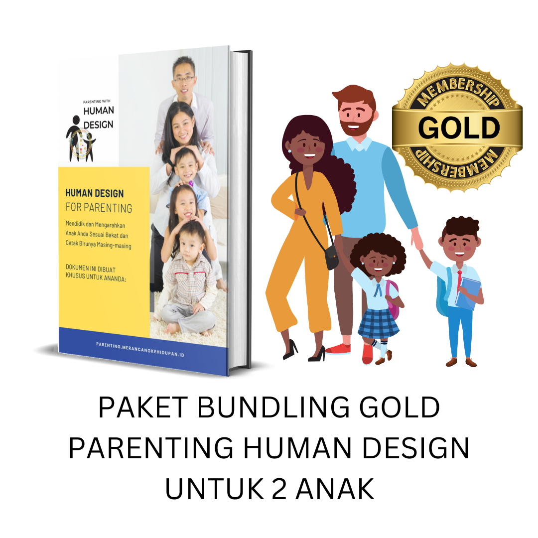 Paket Bundling Gold Human Design for Parenting - 2 Anak