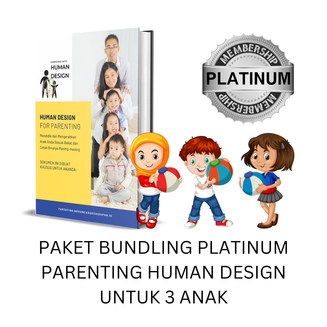 Paket Bundling Platinum Human Design for Parenting - 3 Anak