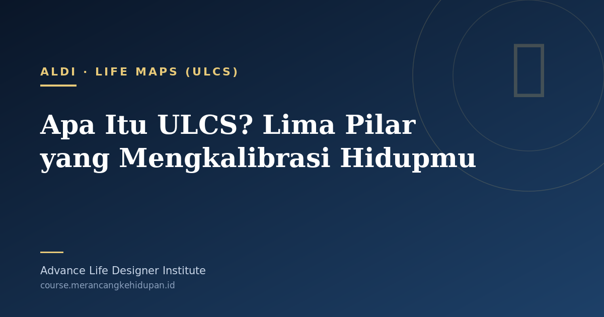 Apa Itu ULCS? Lima Pilar yang Mengkalibrasi Hidupmu - Cover Image