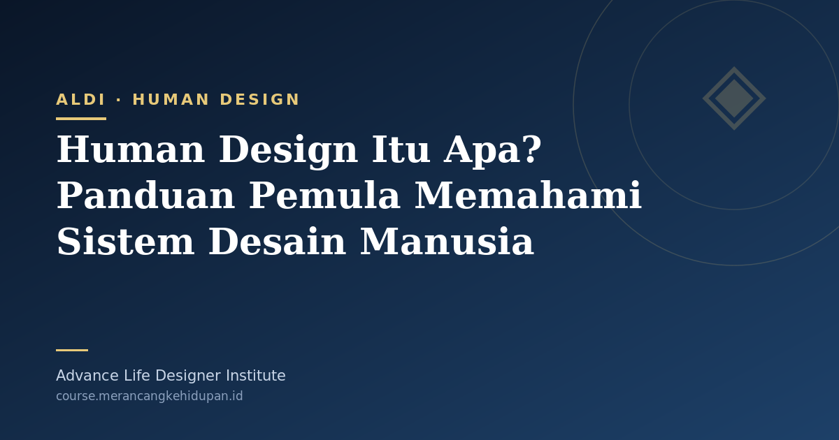 Human Design Itu Apa? Panduan Pemula Memahami Sistem Desain Manusia - Cover Image