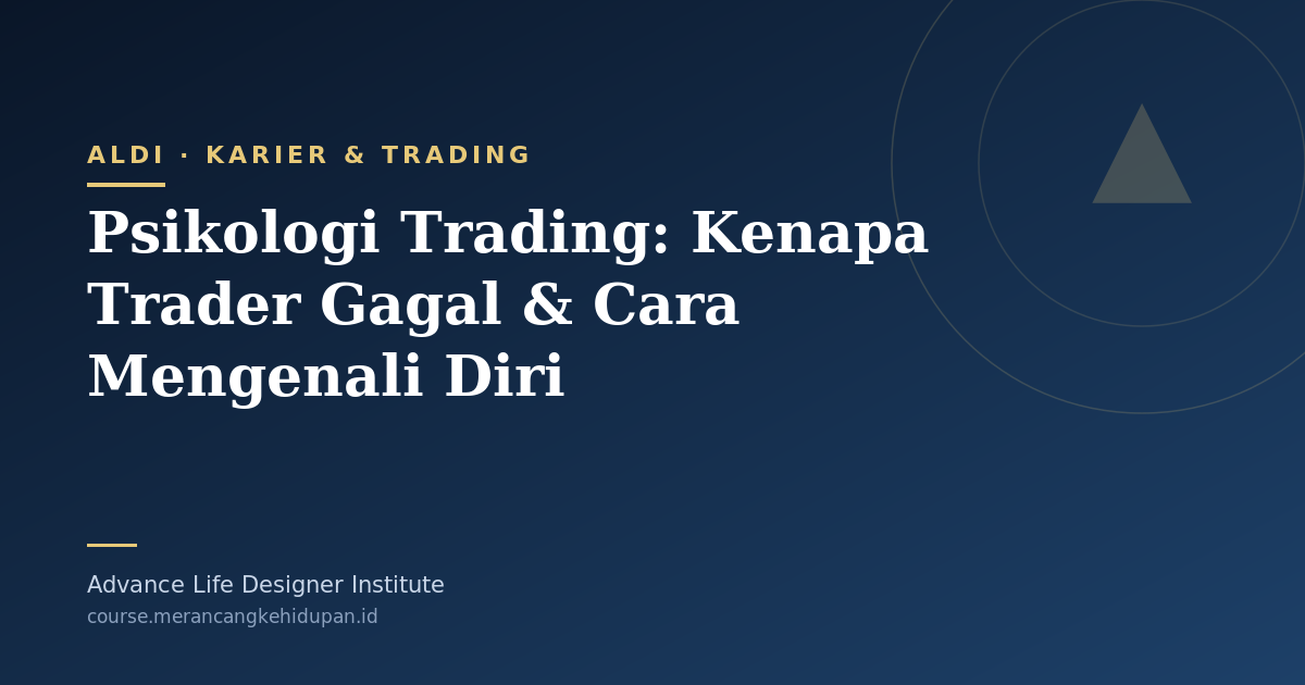 Psikologi Trading: Kenapa Trader Gagal & Cara Mengenali Diri - Cover Image