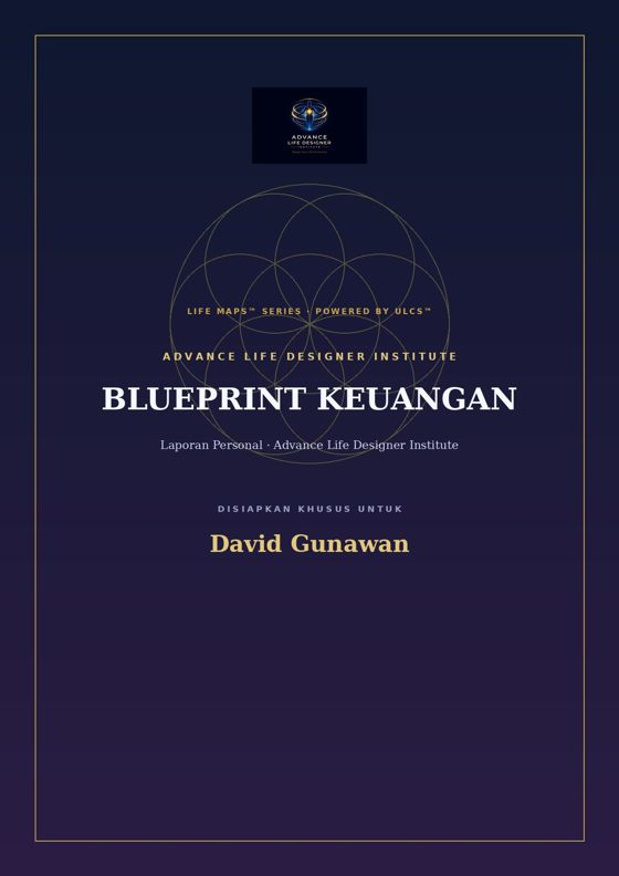 Contoh laporan Blueprint Keuangan
