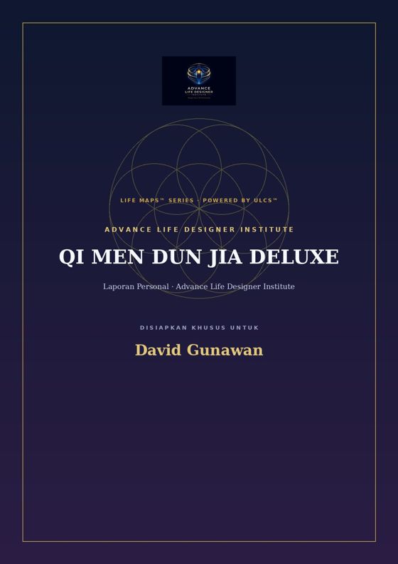 Contoh laporan Qi Men Dun Jia Deluxe