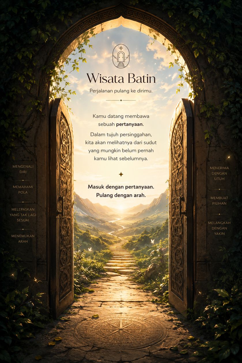 Wisata Batin — Perjalanan pulang ke dirimu